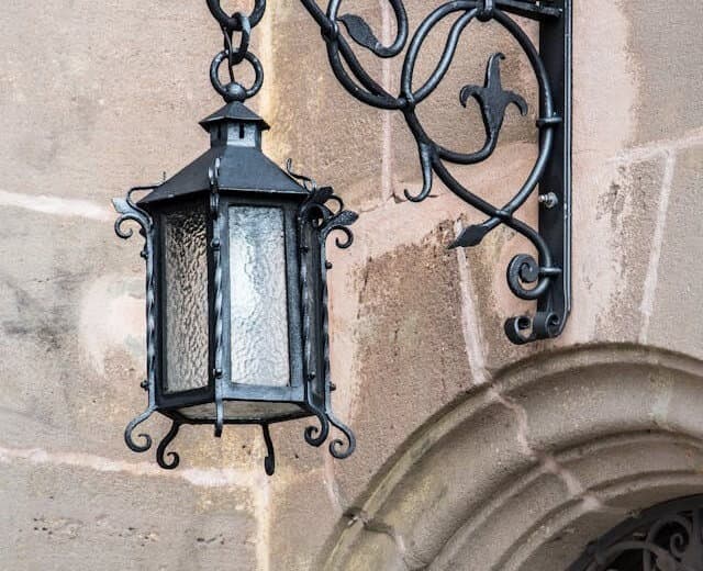Forged Iron Wall Sconce